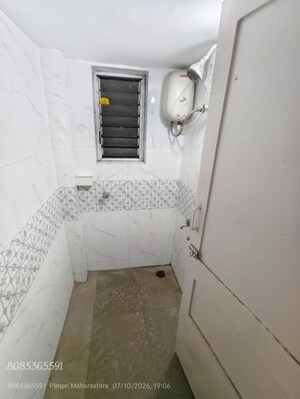 Bathroom in 1 BHK Apartment at Luxetech Bhagyoday, Baner – for Rent
