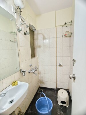 Bathroom in 1 BHK Apartment at Lalani Velentine Apartments II, Goregaon East – for Rent
