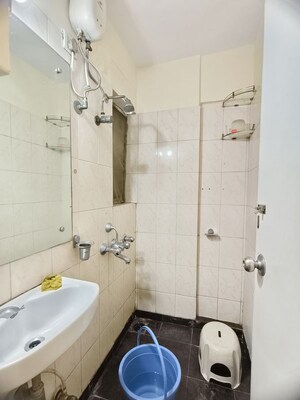 Bathroom in 1 BHK Apartment at Lalani Velentine Apartments II, Goregaon East – for Rent