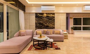 Living Room in 3.5 BHK Apartment at Ambience Creacions, Sector 22 – for Sale