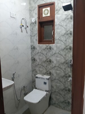 Bathroom in 1 BHK Builder Floor at Freedom Fighters Enclave – for Rent