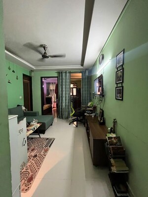Living Room in 2 BHK Builder Floor at Chattarpur – for Sale