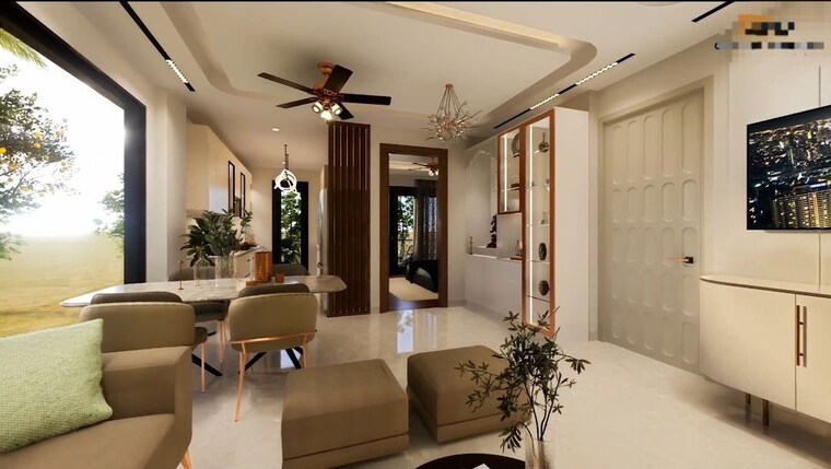 Living Room, sector 63a 3 Bedroom 179 Sq.Yd. Builder Floor In Sector 63a Gurgaon 10122205