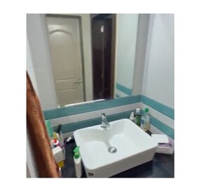 Bathroom in 2 BHK Builder Floor at Moraya Radhey Premlok CHS, Chinchwad – for Rent