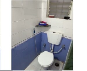Bathroom in 2 BHK Builder Floor at Moraya Radhey Premlok CHS, Chinchwad – for Rent