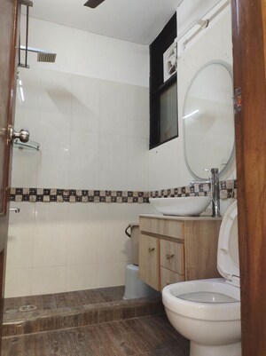 Bathroom in 2 BHK Builder Floor at Greater Kailash I – for Rent