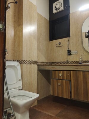 Bathroom in 2 BHK Builder Floor at Greater Kailash I – for Rent
