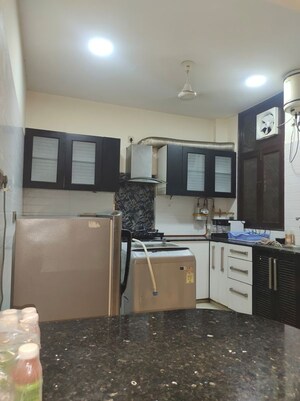 Kitchen in 2 BHK Builder Floor at Greater Kailash I – for Rent