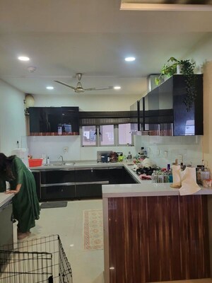 Kitchen in 4 BHK Apartment at Lanco Hills Apartments, Manikonda – for Rent