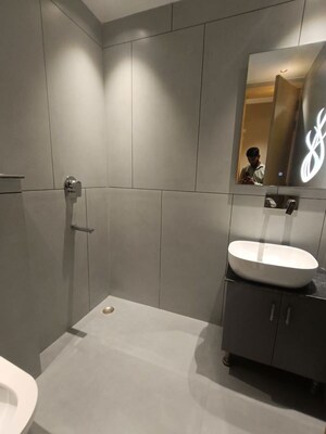 Bathroom in 3 BHK Apartment at Janakpuri – for Rent