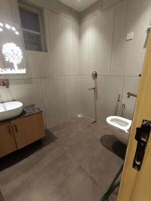 Bathroom in 3 BHK Apartment at Janakpuri – for Rent