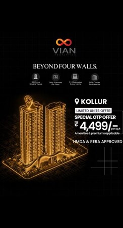 3 BHK + Prayer Room,Servant Room,Study Room,Extra Room,Basement,Store Room Apartment For Sale in Vian Mrida