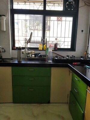 Kitchen in 1 BHK Apartment at Reliable Gulraj Tower, Kurla – for Rent