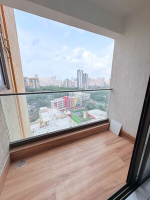 Balcony in 2 BHK Apartment at Raymond Ten X Habitat, Pokhran Road No Two – for Rent