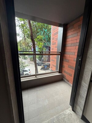 Balcony in 3 BHK Apartment at Rustomjee Ashiana, Juhu – for Rent