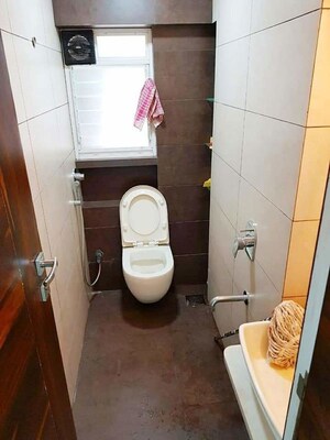 Bathroom in 2 BHK Apartment at Shivdham CHS Santacruz, Santacruz West – for Rent