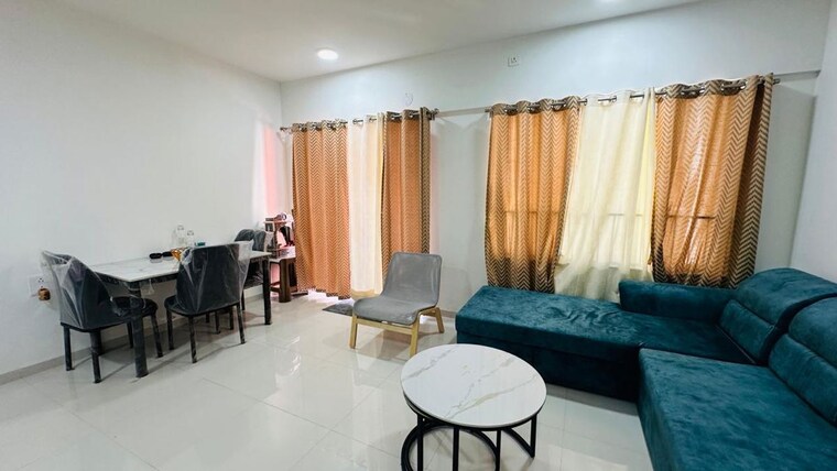 Living Room, godrej-24x7 2 Bedroom 988 Sq.Ft. Apartment In Hinjewadi Pune 10634595