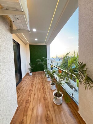 Balcony in 4 BHK Builder Floor at Hauz Khas Enclave – for Rent