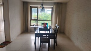 Living Room in 4 BHK Apartment at Panchshil Eon Waterfront I, Kharadi – for Rent