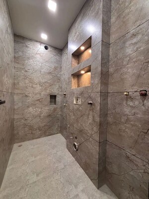 Bathroom in 3 BHK Builder Floor at Chittaranjan Park – for Sale