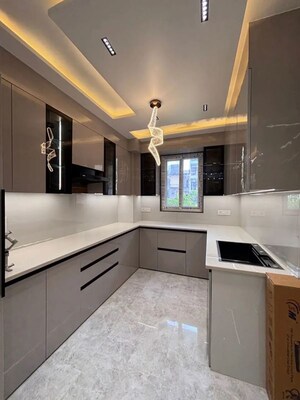 Kitchen in 3 BHK Builder Floor at Chittaranjan Park – for Sale