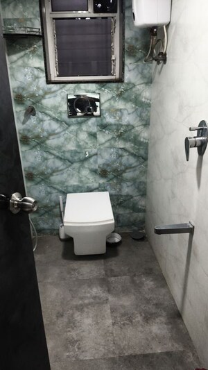 Bathroom in 1 BHK Apartment at Mahim – for Rent