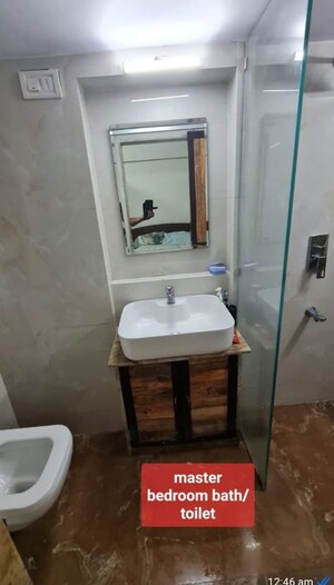Bathroom in 1 BHK Apartment at Shreem Shree Krishna, Powai – for Sale