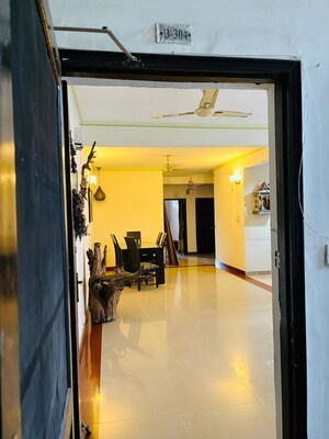 Building Lobby in 3 BHK Apartment at Jaipurias Sunrise Greens Zirakpur, Vip Road – for Rent