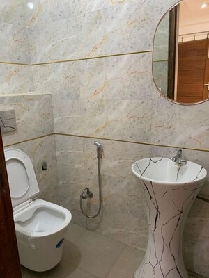 Bathroom in 3 BHK Builder Floor at Palam Vihar – for Rent