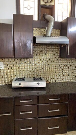 Kitchen in 2 BHK Builder Floor at Palam Vihar – for Rent