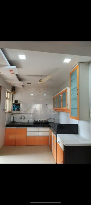 Kitchen in 3 BHK Apartment at Manav Silver Skyscapes, Wakad – for Rent
