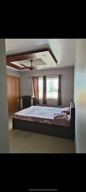Bedroom in 3 BHK Apartment at Manav Silver Skyscapes, Wakad – for Rent
