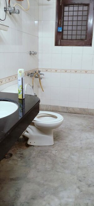 Bathroom in 2 BHK Builder Floor at Palam Vihar – for Rent