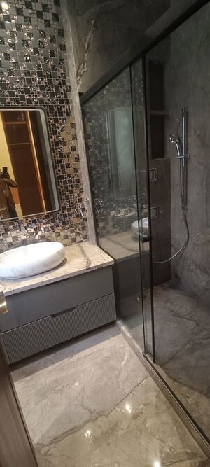 Bathroom in 3 BHK Builder Floor at Safdarjung Development Area – for Rent