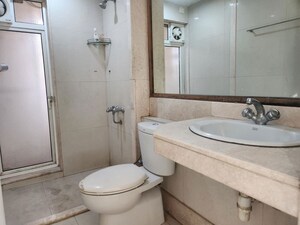 Bathroom in 2.5 BHK Apartment at Hiranandani Meadows, Manpada – for Rent