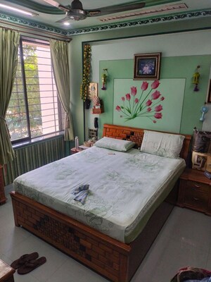 Bedroom in 2 BHK Apartment at Vijay Nagari Annex, Waghbil – for Sale