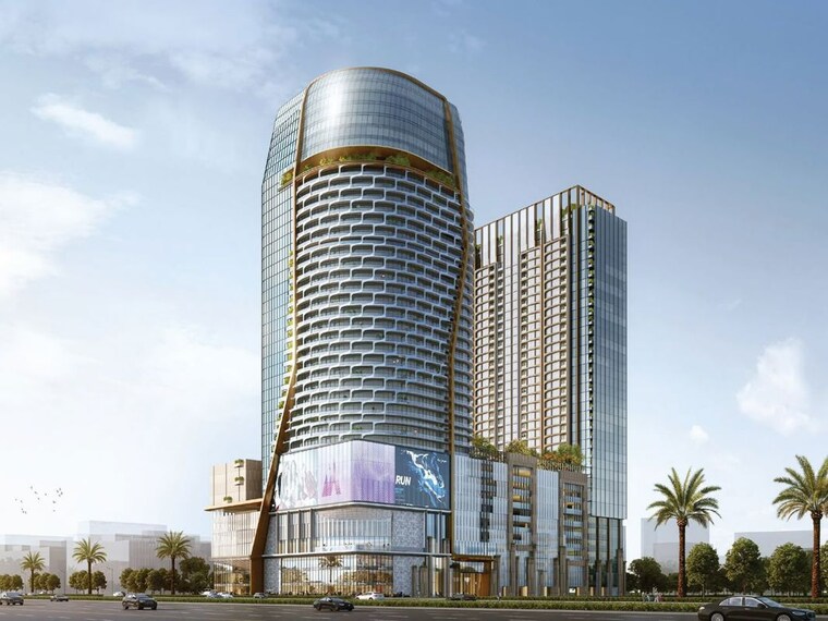 Exterior View, gaur-yamuna-city-gaur-suites Studio 650 Sq.Ft. Apartment In Gaur Yamuna City Greater Noida 10634851