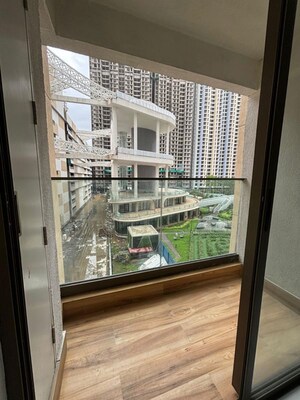Balcony in 2 BHK Apartment at Raymond Ten X Habitat, Pokhran Road No Two – for Rent