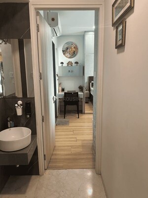 Bathroom in 2 BHK Apartment at Aurum Q Residences, Ghansoli – for Sale