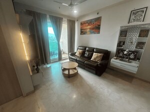 Living Room in 2 BHK Apartment at Aurum Q Residences, Ghansoli – for Sale