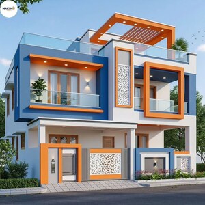 4 BHK Villa – Exterior View View at Mudichur - for Sale