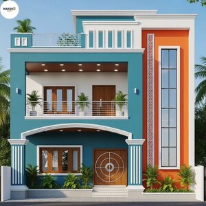 4 BHK Villa – Exterior View View at Mudichur - for Sale