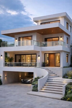 4 BHK Independent House – Exterior View View at Mudichur - for Sale