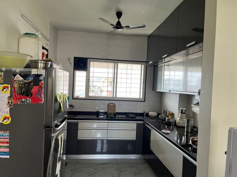 Kitchen, pristine-pronext 3 Bedroom 1200 Sq.Ft. Apartment In Wakad Pune 10634999