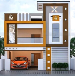 5 BHK Villa – Exterior View View at Mudichur - for Sale