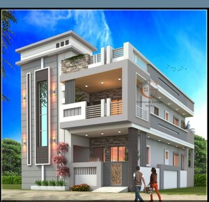 5 BHK Villa – Exterior View View at Mudichur - for Sale