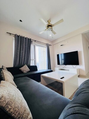 Living Room in 3 BHK Apartment at Aerocity – for Rent