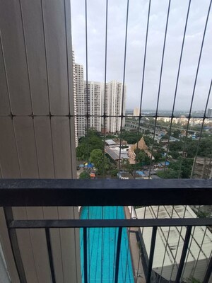 Balcony in 2 BHK Apartment at Runwal Eirene, Balkum Pada – for Rent