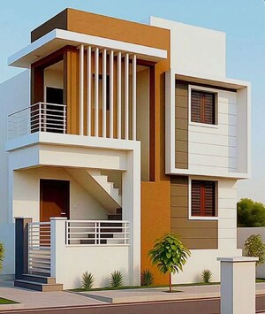 3 BHK Independent House – Exterior View View at Mudichur - for Sale