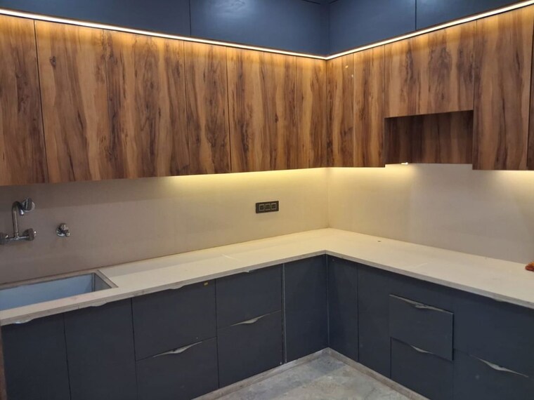 Kitchen, a block shastri nagar 3 Bedroom 990 Sq.Ft. Builder Floor In A Block Shastri Nagar Ghaziabad 10635057